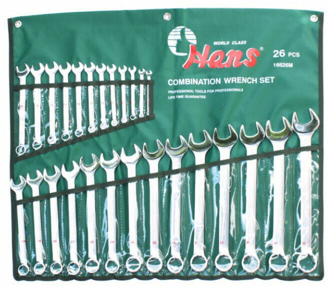 Hans Tools Csillag-villás kulcskészlet 26 részes 6-32mm 16626M termék fő termékképe