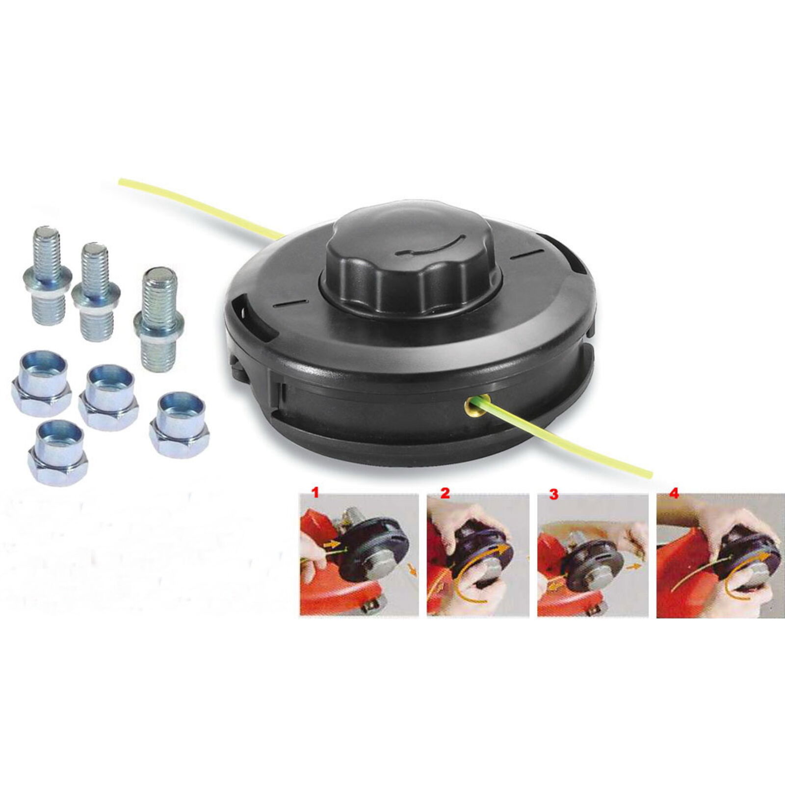 GardenParts Damilfej félautomata, gyorstöltésű, 130 mm 10x1,25 termék fő termékképe