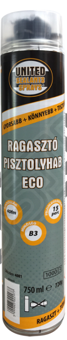 United Sealants Ragasztó pisztolyhab pisztolyos 750 ml ECO termék fő termékképe