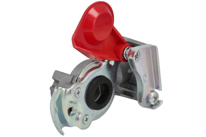 Cojali Két körös légfékkuplung pótkocsihoz (szelep nélküli) M22x1,5 piros (kutyafej) termék fő termékképe