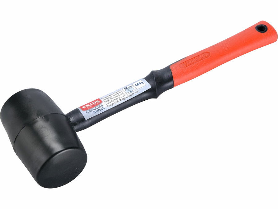 EXTOL Gumikalapács fekete, átmérő 60mm termék fő termékképe