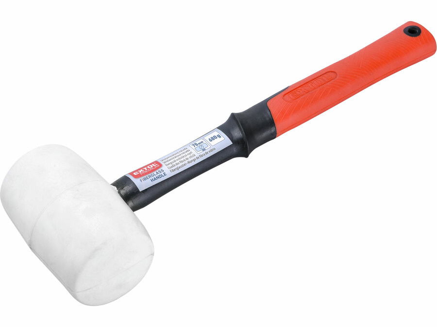 EXTOL Gumikalapács fehér, átmérő 80mm termék fő termékképe