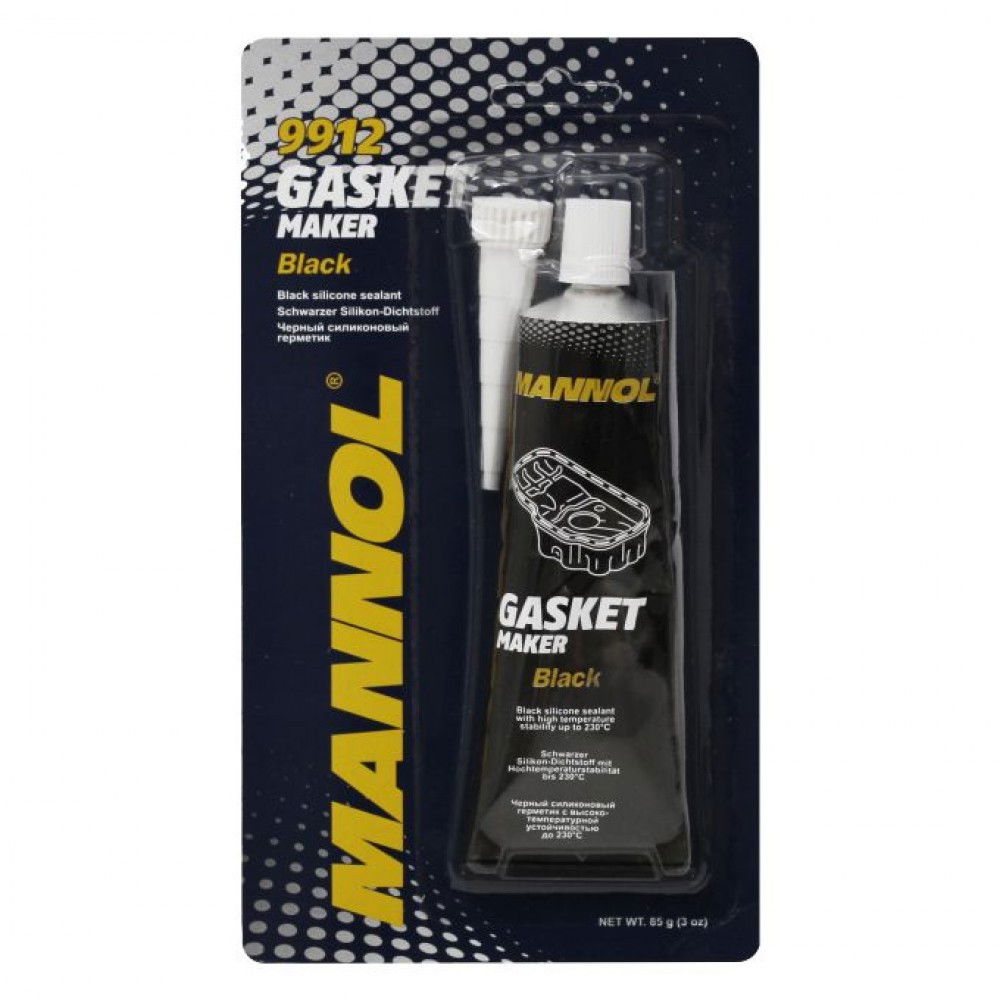 MANNOL 9912 GASKET MAKER - Tömítőpaszta, fekete 85 g termék fő termékképe