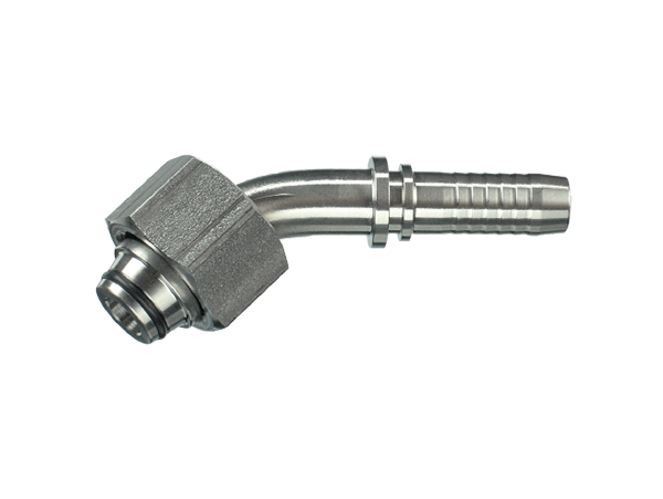 Metrikus hollanderes 45°-os csatlakozó S-es kúppal, O-gyűrűvel termék fő termékképe