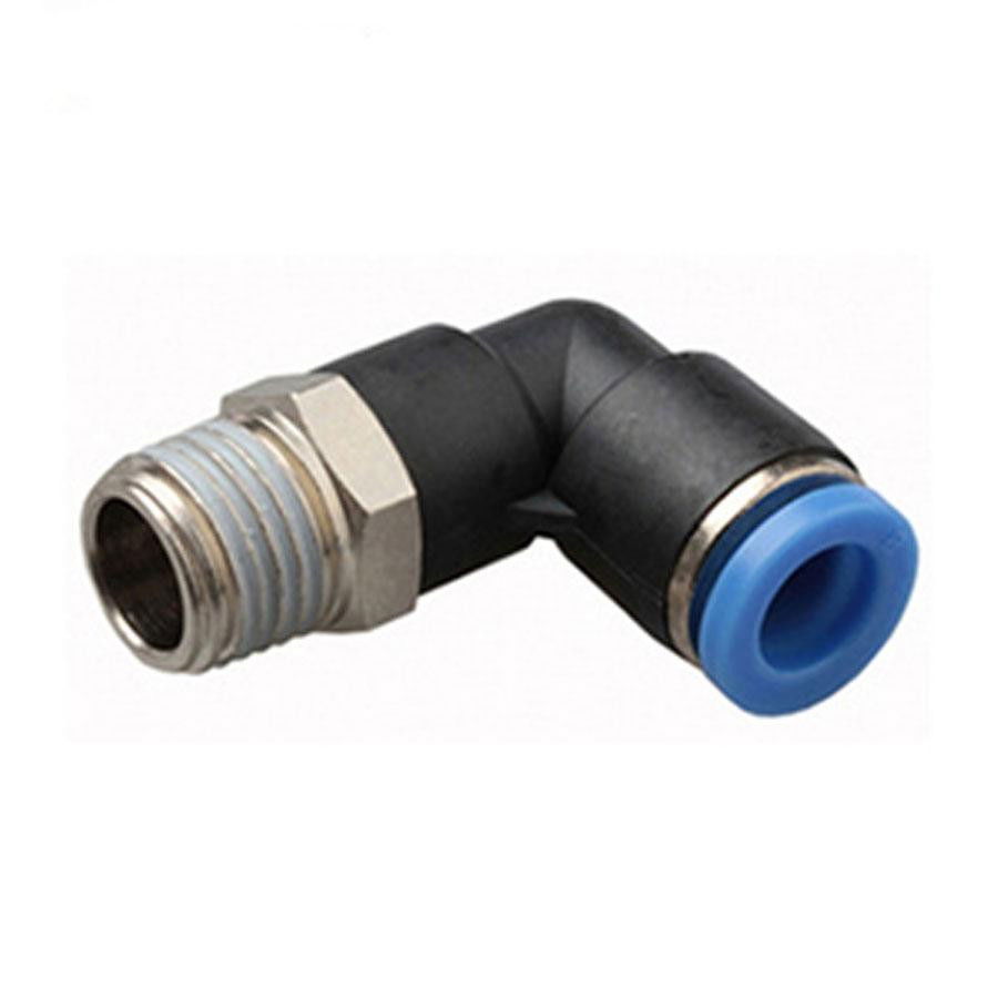 PUSH-IN pneumatikus, levegős gyorscsatlakozó L-idom menetes termék fő termékképe