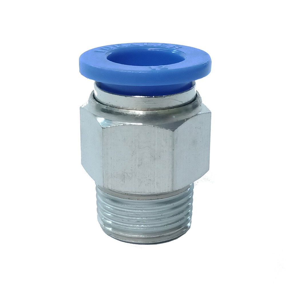 PUSH-IN pneumatikus, levegős gyorscsatlakozó egyenes külső menetes termék fő termékképe