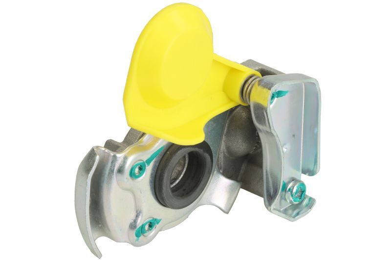 Cojali Két körös légfékkuplung pótkocsihoz (szelep nélküli)  M22x1,5 sárga (kutyafej) termék fő termékképe