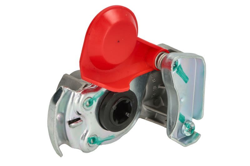 Febi Két körös légfékkuplung traktorhoz (szelepes) M22x1,5 piros(kutyafej) termék fő termékképe