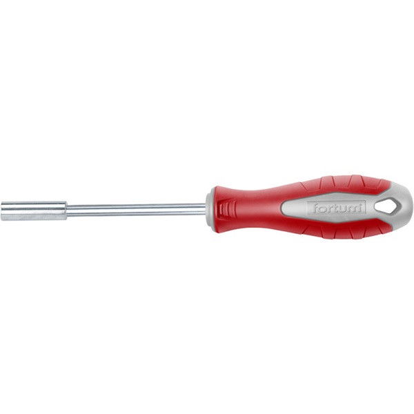 FORTUM csavarhúzó markolat, mágneses csavarbehajtóval; CV., 1/4"×100mm termék fő termékképe