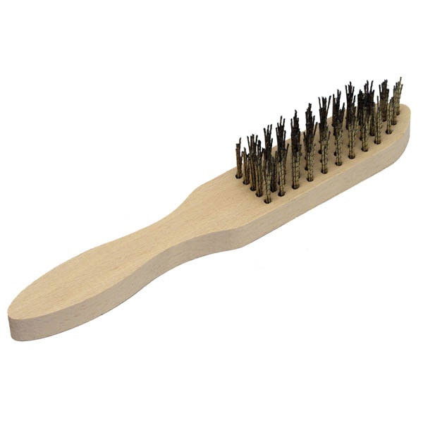 EXTOL drótkefe 5 soros fanyelű ; 280mm hosszú, 25mm szálhossz termék fő termékképe