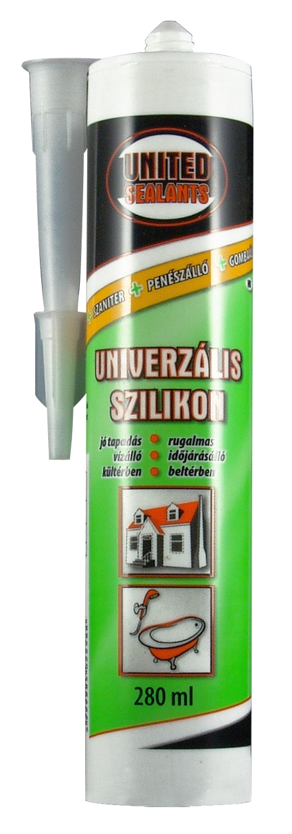 Univerzális szilikon 280ml színtelen termék fő termékképe