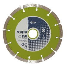 EXTOL gyémántvágó szegmenses; 125×22,2mm, max.12.250 ford/perc termék fő termékképe