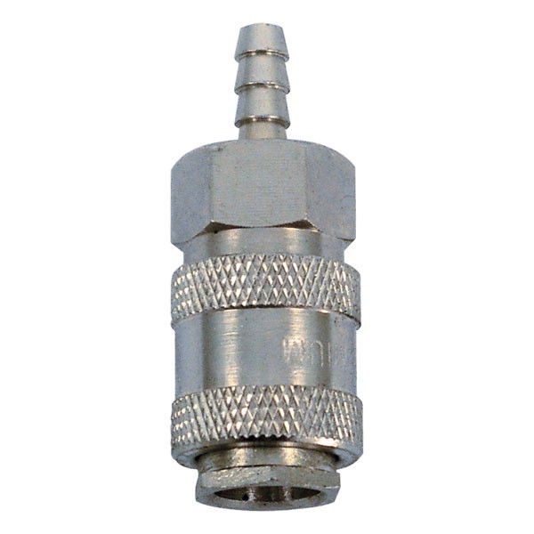 EXTOL gyorscsatlakozó-hüvely, tömlővéggel, 1/4", 6mm, nikkelezett réz, bliszteren termék fő termékképe