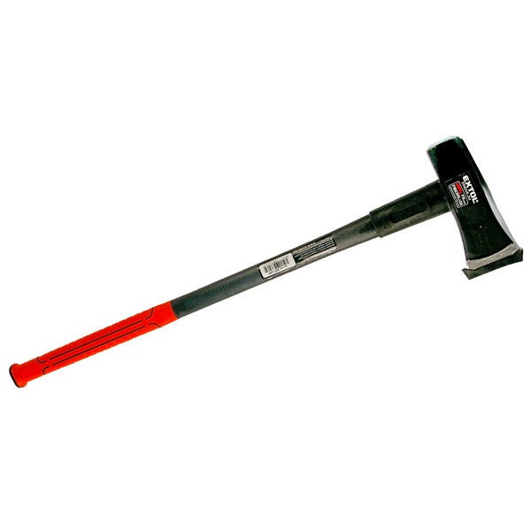 EXTOL hasító fejsze, üvegszálas nyél 3000g, nylon erősítéssel, 910 mm hosszú, TPR gumis markolat termék fő termékképe