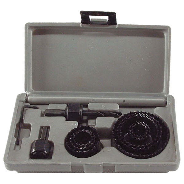 EXTOL körkivágó klt. fához (műanyag dobozban) ; 11db, mélység: 25mm, 20-65mm termék fő termékképe