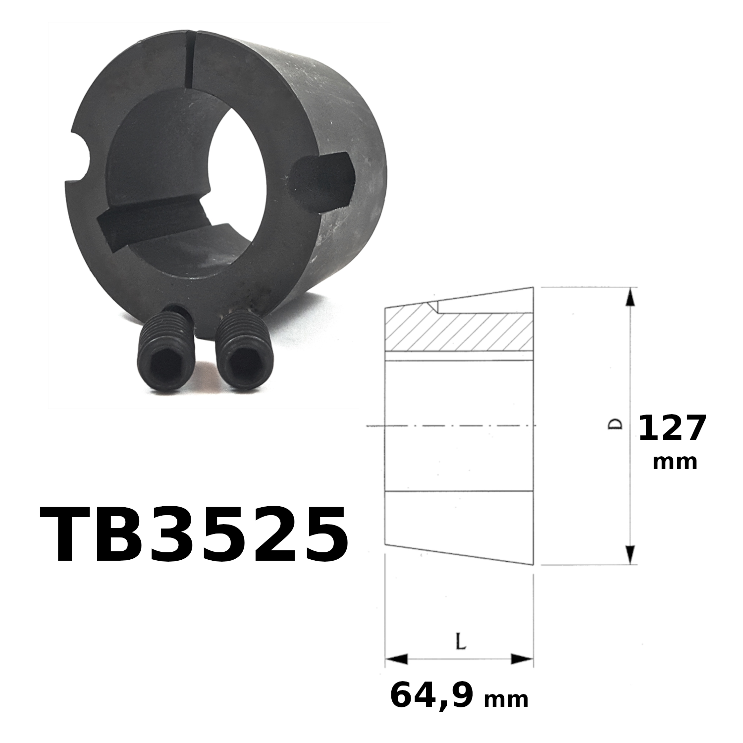 TB 3525 típusú kúpos szorító termék fő termékképe