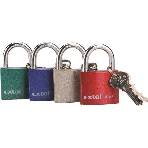 EXTOL lakat, vas, 3 kulccsal, dobozban; 38mm termék fő termékképe