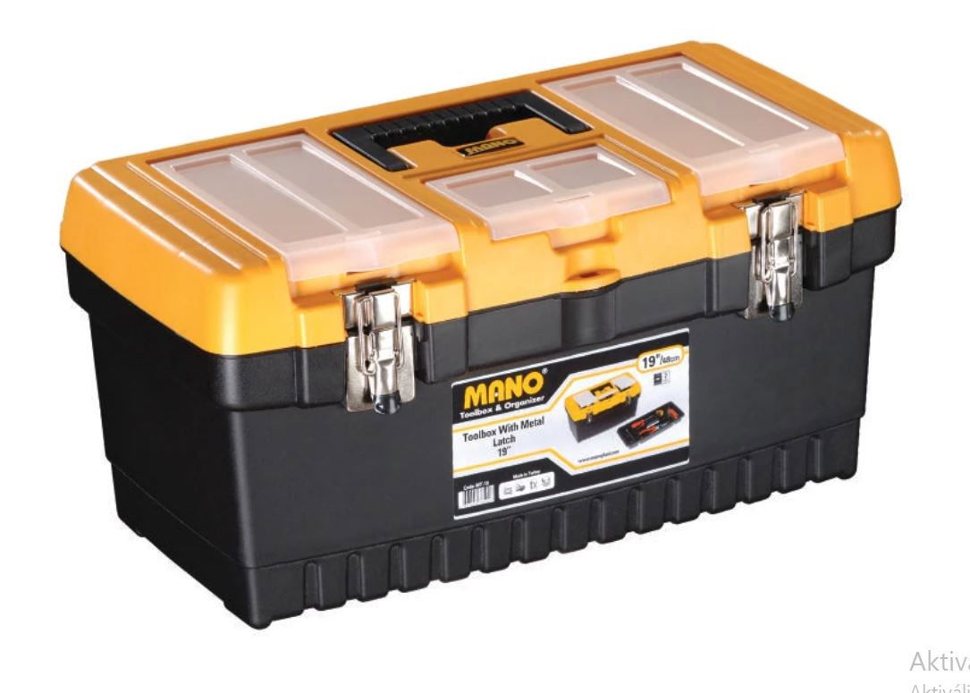 MANO Szerszámkoffer fémcsatos 486X267X242 termék fő termékképe