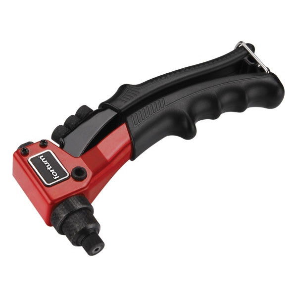 FORTUM popszegecshúzó fogó, egykezes, ALU, réz, acél, INOX szegecsekhez; 2,4-3,2-4,0-4,8mm, 200mm, CrVMo fej FORTUM termék fő termékképe