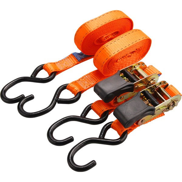 EXTOL rakományrögzítő gurtni, 2db, kampós, max. 800kg; 5m×25mm, EN12195-2,TÜV/GS termék fő termékképe