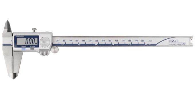 Mitutoyo ABSOLUTE Digimatic IP67 keményfém betétes digitális tolómérő, 0-8", 0.0005" (0.01 mm) (500-734-20) termék fő termékképe