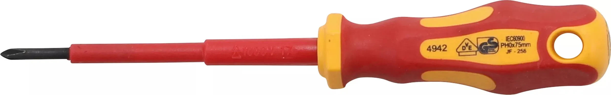 BGS Technic 9-4942 VDE szigetelt csavarhúzó, PH0 x 145/75 mm termék fő termékképe