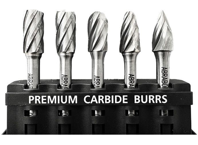 Abraboro D 12 mm keményfém turbómaró készlet, 5 db, műanyag dobozban, alu fogazással termék fő termékképe