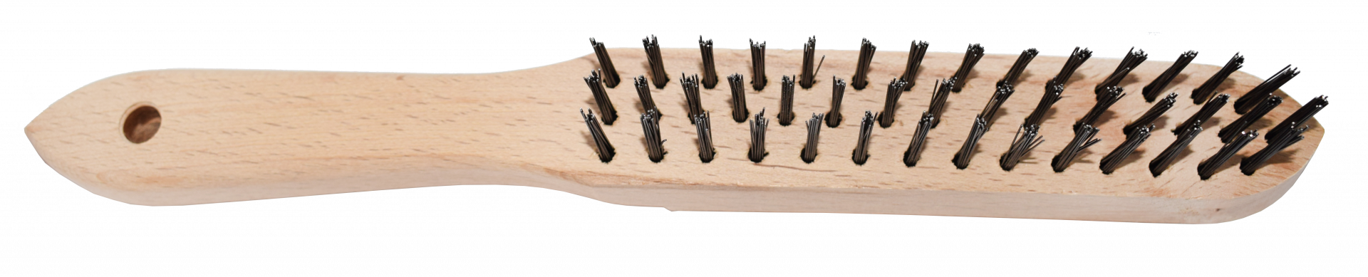 Abraboro Fanyelű kézi kefe, egyenes acéldrót termék fő termékképe