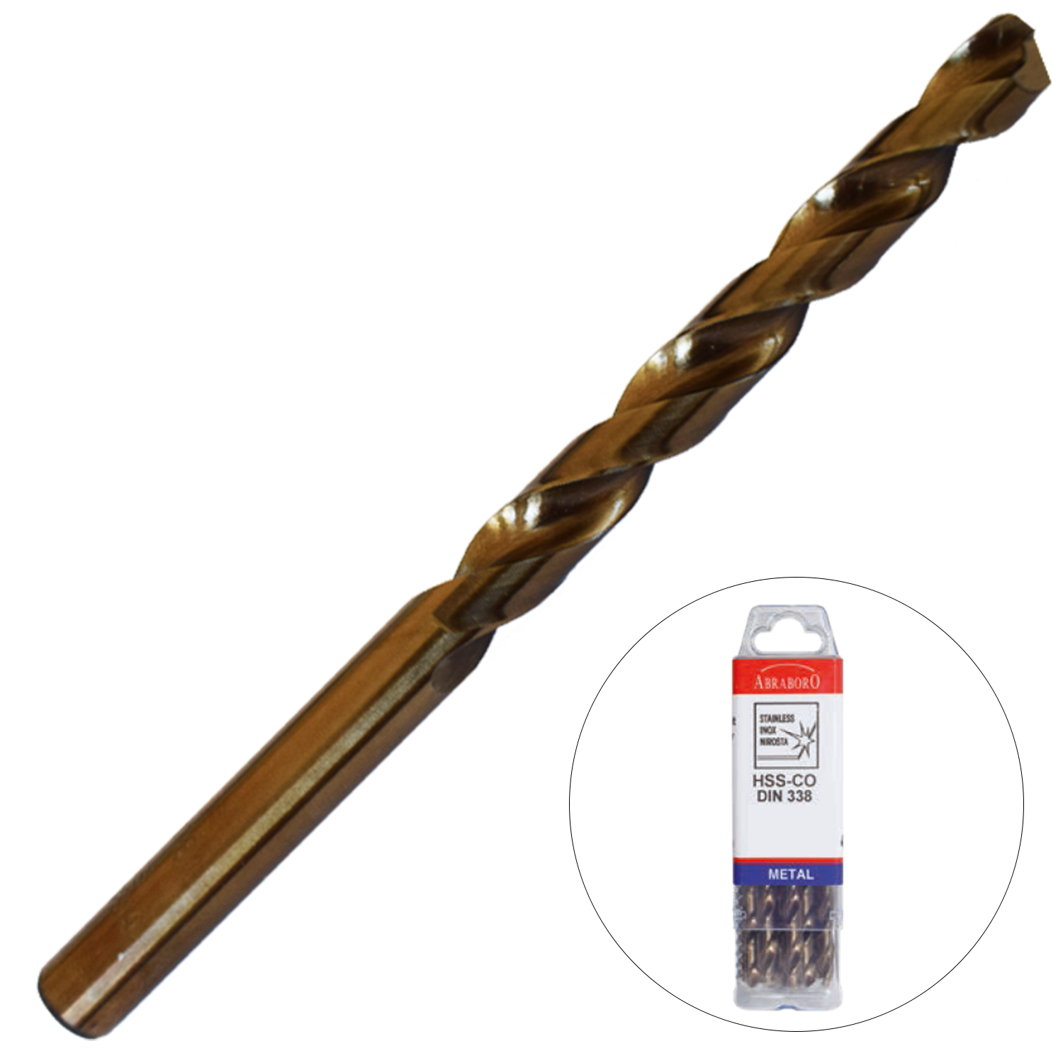 Abraboro 2.1 x 49 / 24 mm HSS-Co fémcsigafúró X-Pack, 10 db/csomag termék fő termékképe