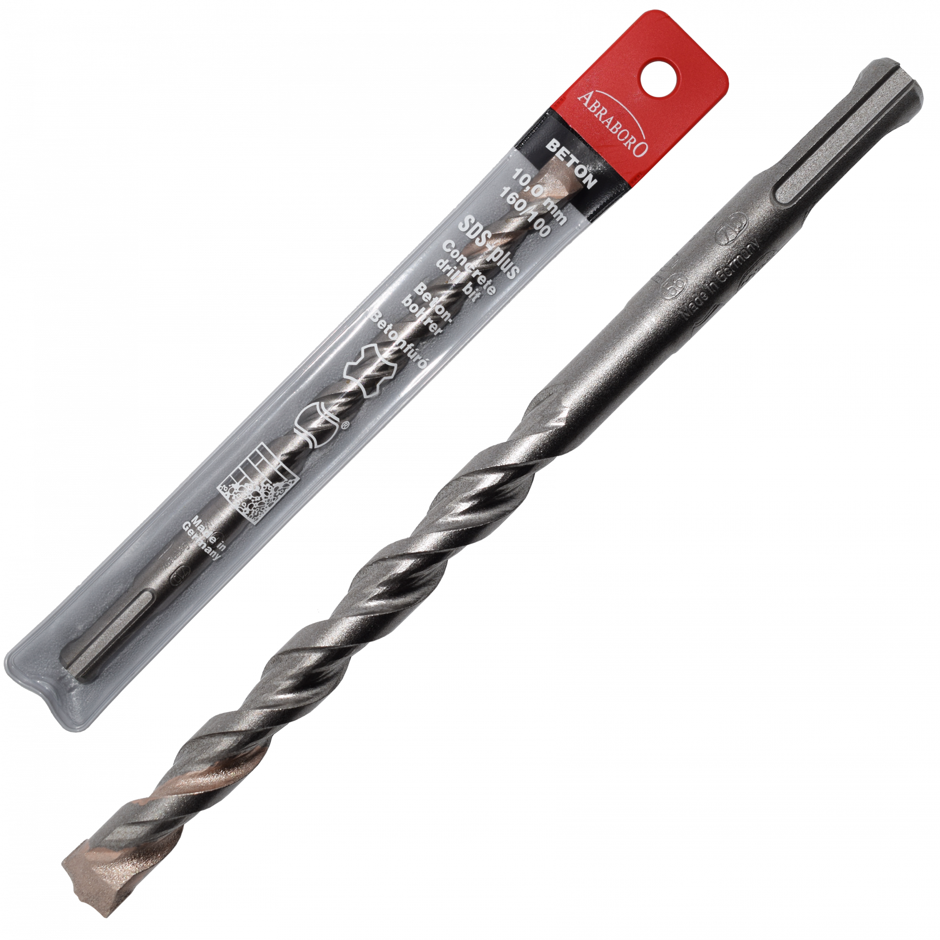 Abraboro 4 x 160 / 100 mm SDS-plus TWIXX betonfúró műanyag tasakban termék fő termékképe