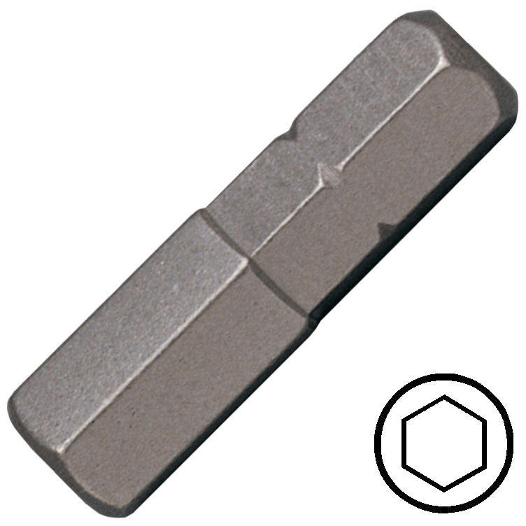KENNEDY 1/8" hatszög csavarhúzó bit 1/4" hatszög illesztéssel, 25 mm termék fő termékképe