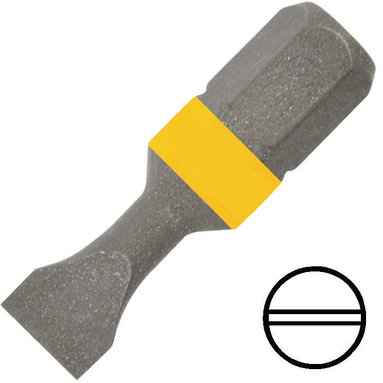 KENNEDY 1.2 x 6.5 mm hornyos csavarhúzó bit 1/4" hatszög illesztéssel, 25 mm termék fő termékképe