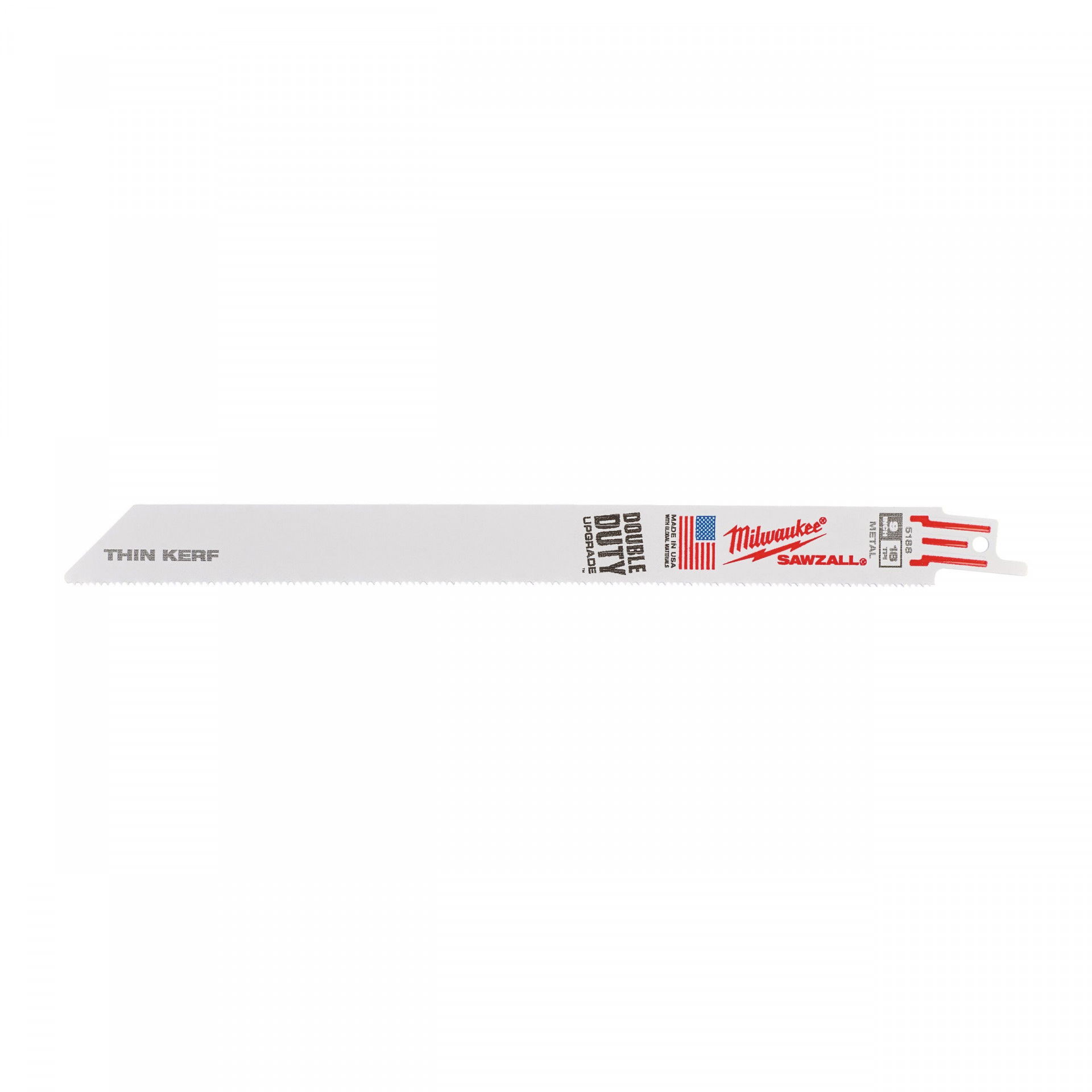 Milwaukee THIN KERF szablyafűrészlap fémhez, Bi-Met, Co, 230 mm, 18 TPi, 50 db/csomag termék fő termékképe