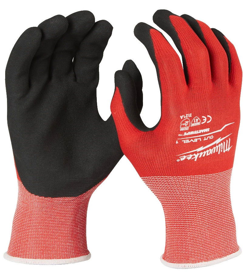 Milwaukee Vágásbiztos védőkesztyű, 1/A vágási szint, 12 pár/csomag termék fő termékképe