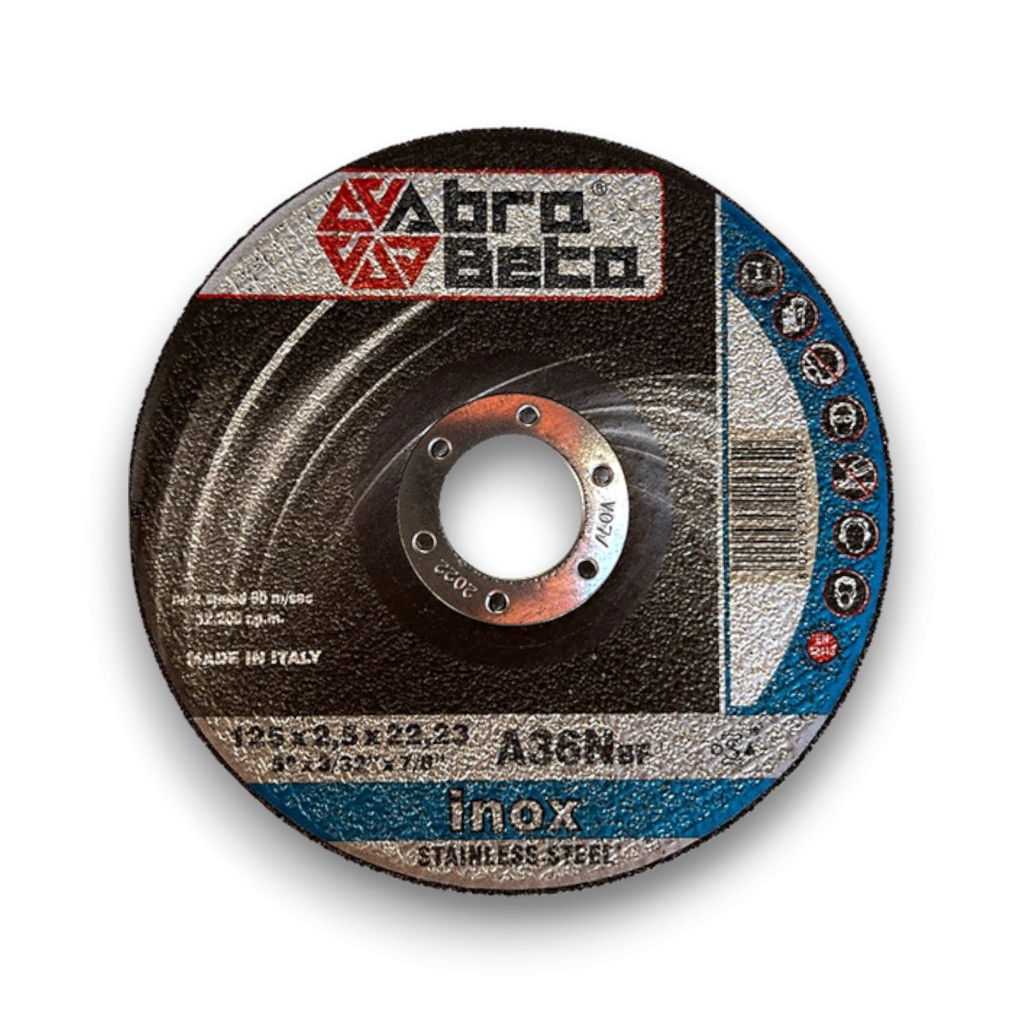AbraBeta A36N acél/inox 125x2,5x22,23 25db/csomag termék fő termékképe