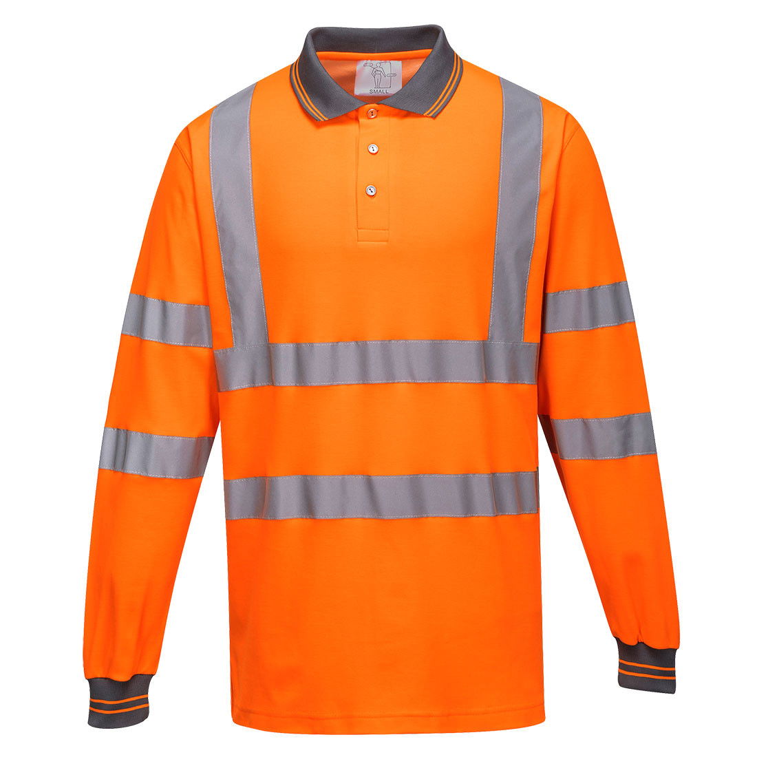 Portwest S271 - Hosszú ujjú Cotton Comfort pólóing, narancs termék fő termékképe
