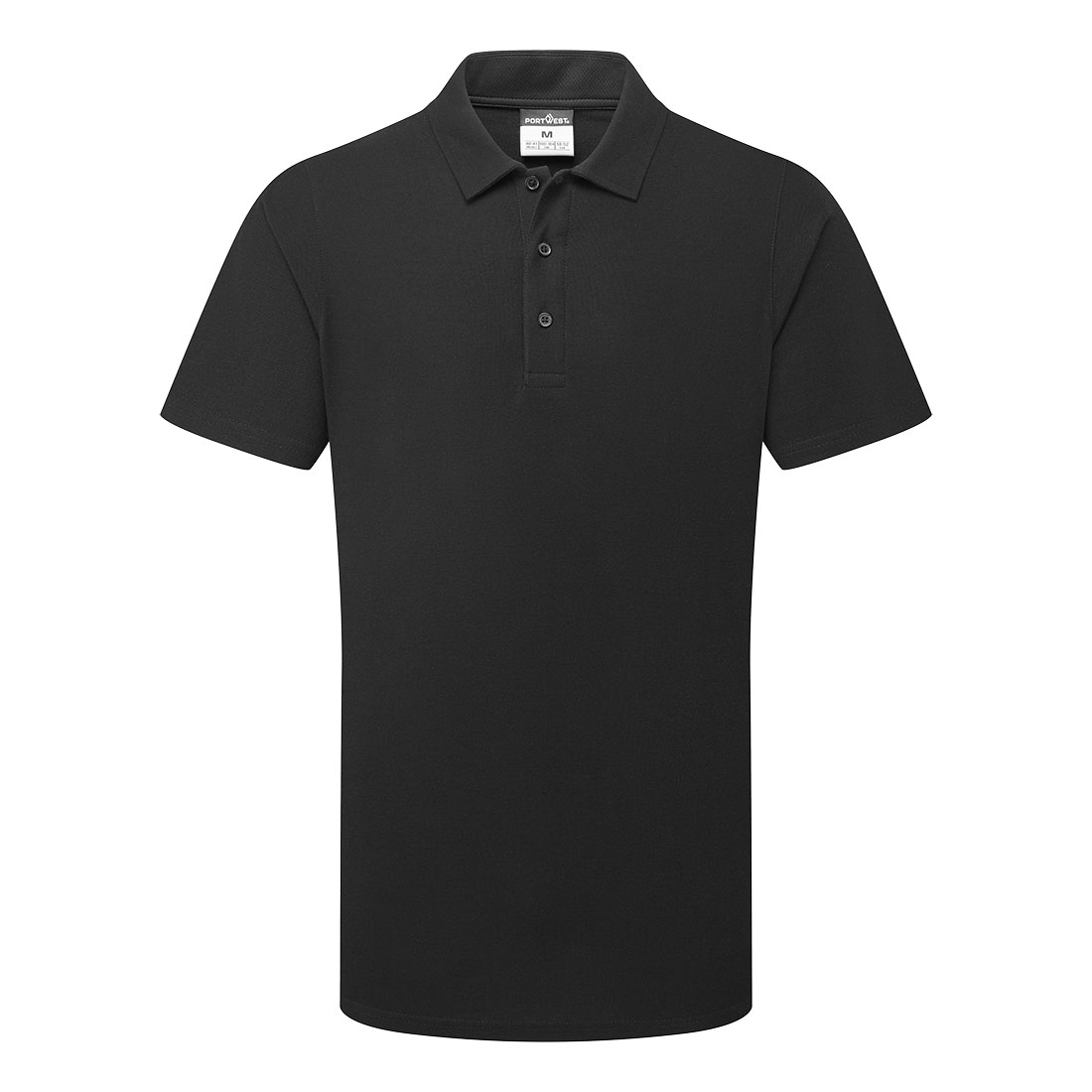 Portwest C211 - MeshAir Pro rövidujjú pólóing S/S, fekete termék fő termékképe