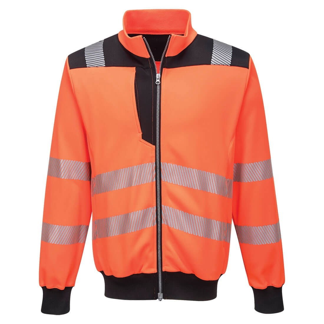 Portwest PW370 - PW3 Hi-Vis jól láthatósági pulóver, narancs/fekete termék fő termékképe