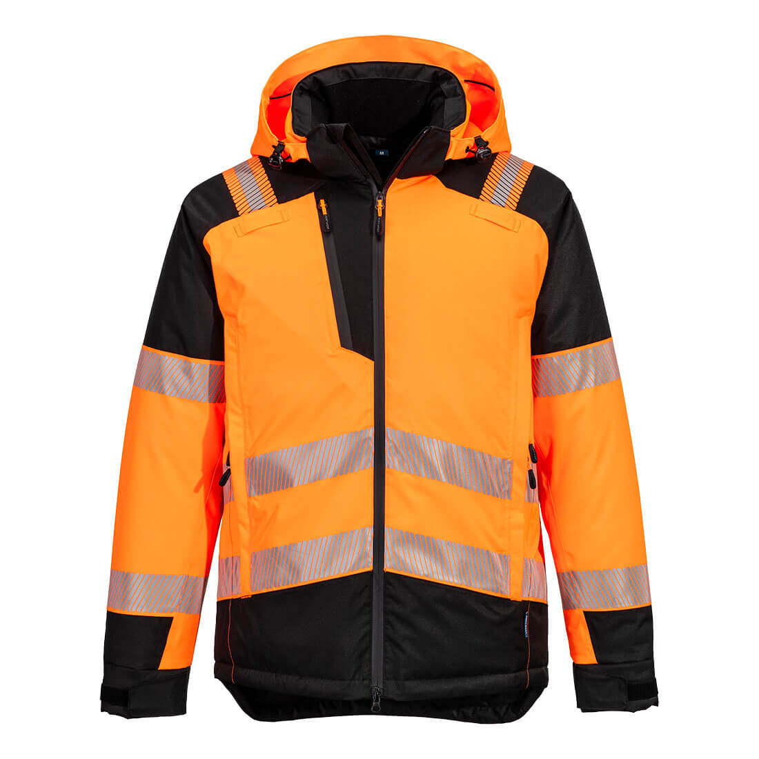 Portwest T160 - PW3 Hi-Vis téli kabát, narancs/fekete termék fő termékképe